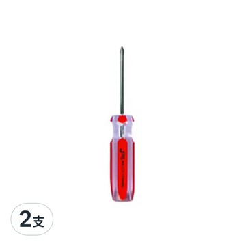 JETECH 捷特 彩條起子 十字型101 - 3x50mm #0 高強度鉻釩鎳鋼刀桿  2支