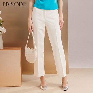 EPISODE - 經典簡約百搭西裝長褲142201（白）