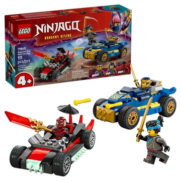 LEGO 旋風忍者 羅格和錐克斯的賽車大對決 Rogue vs. Drix Race Car Duel 71840  1組  混和顏色