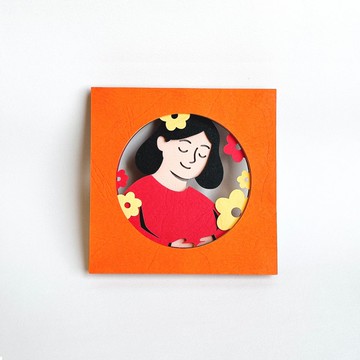 【從心開始】立體紙雕材料包