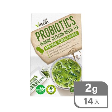 米森好菌搖搖有機兒茶素綠茶2g*14入