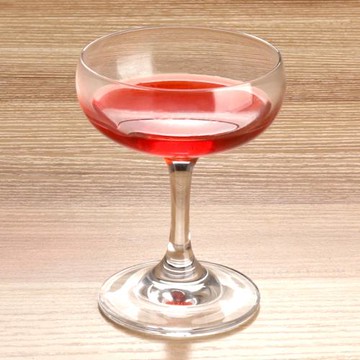 香檳塔杯6只裝家用水晶玻璃酒杯婚慶碟形雞尾酒馬天尼杯高腳批發