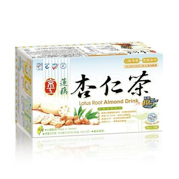 京工 蓮藕杏仁茶(奶素)10入(30g*10包/盒) [大買家]