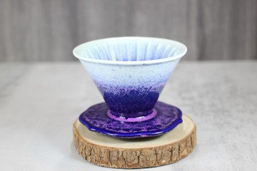 【秋冬好禮】曉櫻 50度角濾杯 自然釉咖啡濾杯 鶯歌燒