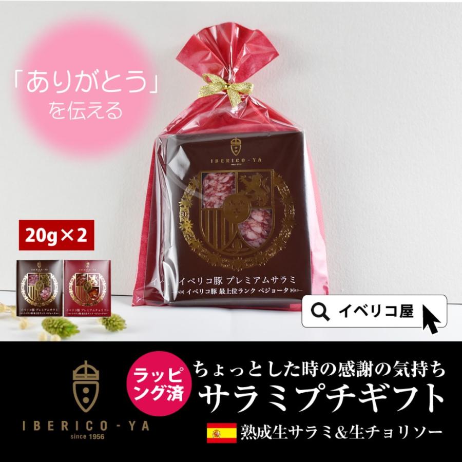 イベリコ豚サラミとチョリソー ギフト プレゼント ご褒美 贈り物 贈答品  送料無料