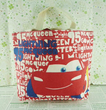 【震撼精品百貨】汽車總動員 Cars 帆布提帶-紅色 震撼日式精品百貨