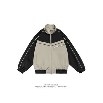 WH先生新款男裝夾克外套飛行員機車潮牌防風風衣美式街頭春秋款