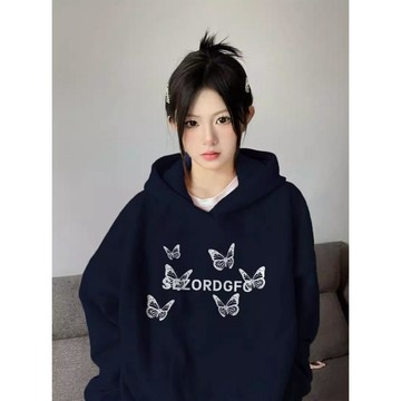 已售9642件💖赤道少女 純棉衛衣 大學t 薄衛衣 長袖上衣 oversize 大學t 潮流衣服 ins風 刷毛 圖案