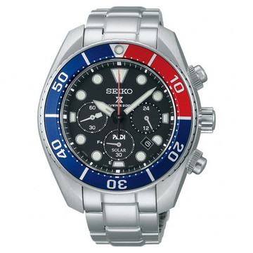 SEIKO 精工 PROSPEX 太陽能三眼水鬼200米潛水錶-44.5mm(V192-0AD0R/SSC795J1)