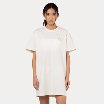 NEW ERA 女 短袖長上衣 COLOR ERA 洛杉磯道奇 象牙白 NE14327355