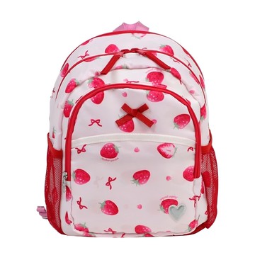 Mother garden 水彩繪後背包  S  野草莓