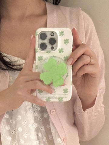 Clover Wish Design MagSafe Hard Phone Case