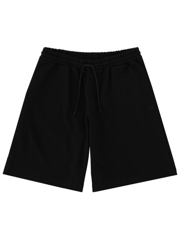 msgm shorts con logo e coulisse