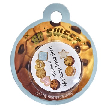 德德小品集 馬卡龍系列紙膠帶  150入  餅乾  1個