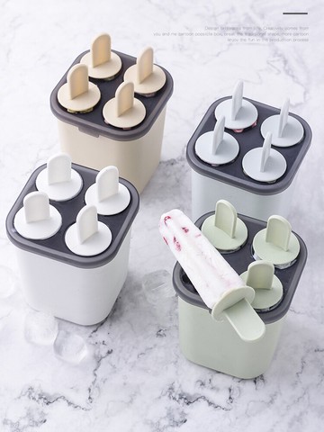 雪糕模具/冰棒模具 冰棍雪糕模具食品級家用兒童做綠豆冰棒的磨具凍冰塊盒自制冰淇淋【CM13827】