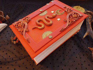 大型 Wicca 魔法日記 異教女巫魔法咒語陰影書 21x15公分