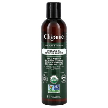 Cliganic, 有機鱷梨油，8 液量盎司（240 毫升）