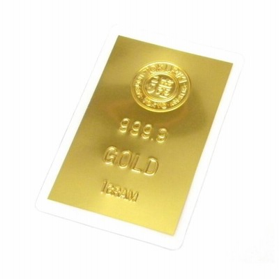 【新品】徳力本店 純金 インゴット カード 24金 ingot ゴールド K24