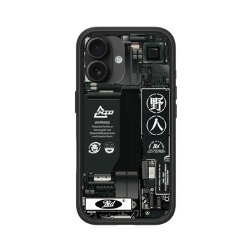 iPhone 16 Mod NX 黑 - KID - 透視KID野人