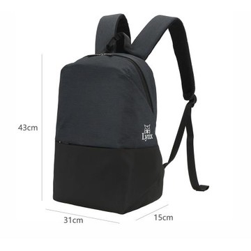 【Lynx】拼雙色輕量防設計後背包-深藍色