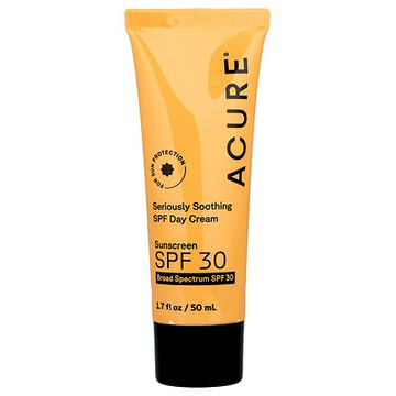 ACURE, 深徹舒緩，SPF 日霜，SPF 30，1.7 液量盎司（50 毫升）