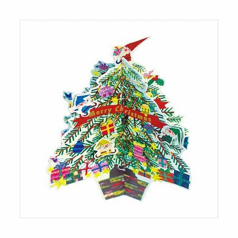 クリスマス カード コロボックル ダイカット ツリーカード Apj ミニサンタ グッズ 封筒付き グリーティングカード Xmas雑貨 通販 Lineポイント最大get Lineショッピング