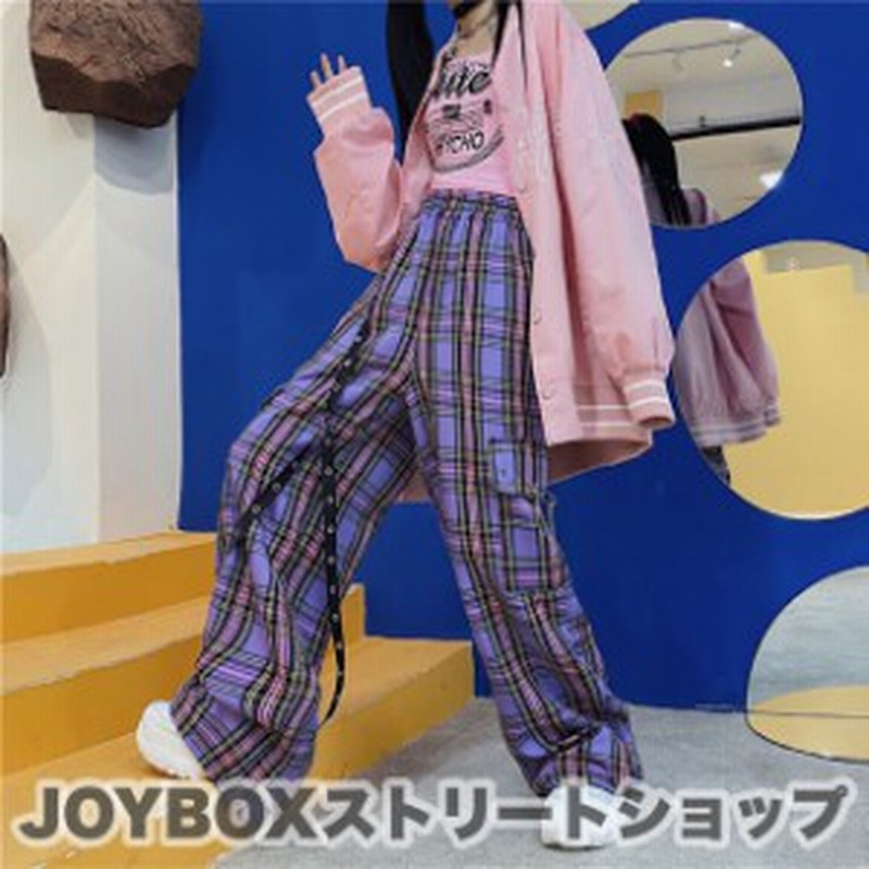  カーゴパンツ 黒 韓国 ストリート ダンス パンク