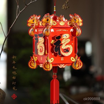 🚀台灣出貨🚀 小燈籠 蛇年小燈籠 燈籠掛飾 diy掛飾 2025新款過年春節兒童手提手工diy園新年裝飾 UXRK