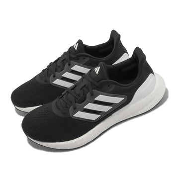 [ACS] adidas 慢跑鞋 Pureboost 23 寬楦 男鞋 黑 白 緩震 運動鞋 環保材質 路跑 愛迪達 IF4839