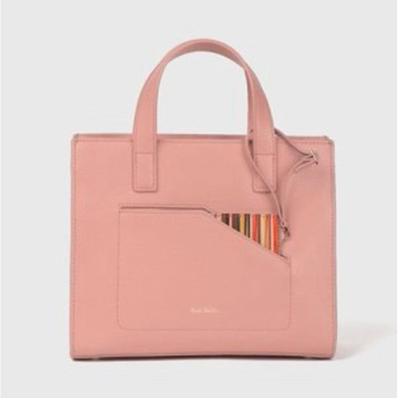 ポールスミス バッグ ハンドバッグ レディース クロスオバーストライプタグポケット ピンク Paul Smith 通販 Lineポイント最大1 0 Get Lineショッピング