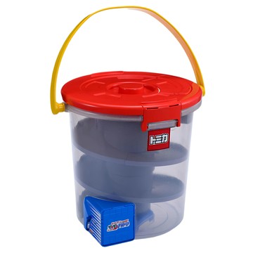 TOMICA TAKARA TOMY 多美小汽車 滑行收納桶  不適用  透明色  1個