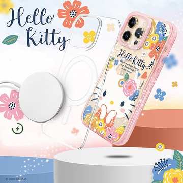 GARMMA Hello Kitty iPhone 14系列 磁吸款保護殼 花花公主