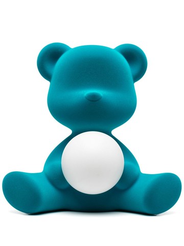 Qeeboo - Teddy Girl lamp - unisex - Fabric - One Size - Blue