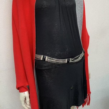 （台灣現貨）深邃黑鑽腰鍊  腰鏈 腰帶 腰封 皮帶 垂墜腰鏈