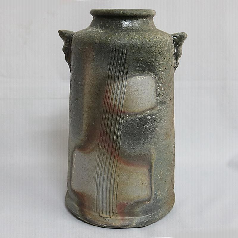 未使用/特価❕備前焼/備州窯/山本宗秀作/花瓶/1点　花入/花器/花道具 未使用 備前焼 宗秀造 花入 山本宗秀 竹型花入 木箱 - メルカリ