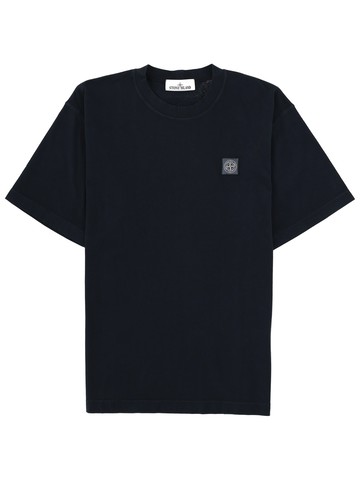 stone island t-shirt with logo patch