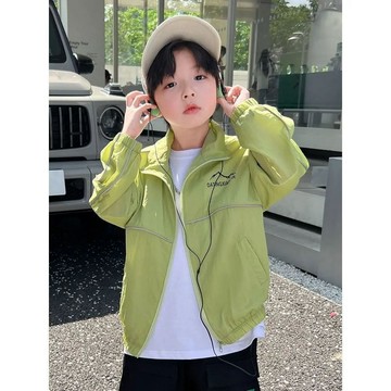 🌸YR🌸 兒童防曬外套 男童涼感薄外套 中大童防曬服 男童防曬衣外套2026新款男孩夏季薄款防曬服中大童夏裝空調衫潮