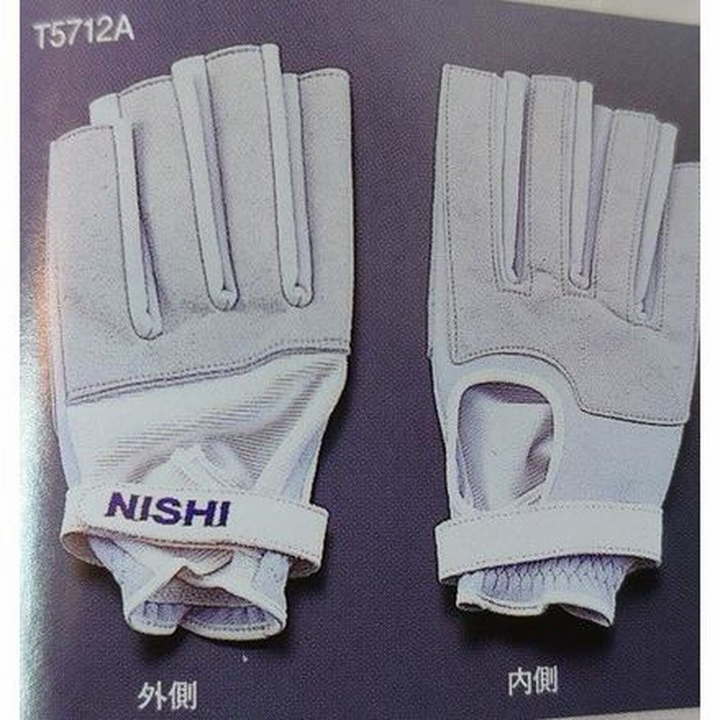 ニシ・スポーツ ハンマー手袋 右手用 ハードタイプ t5712b