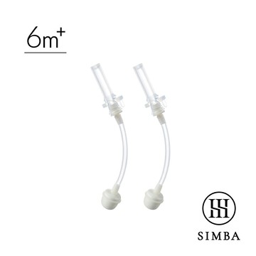 小獅王辛巴 蘊蜜寬口防漏滑蓋吸管組 270ml適用 (2入)