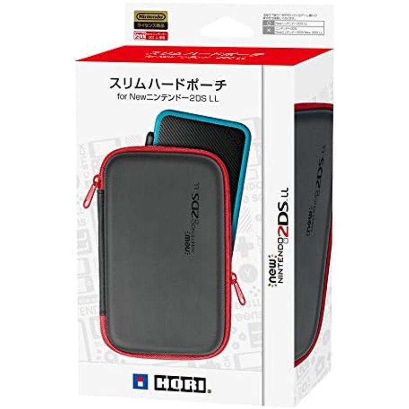 2DS LL対応スリムハードポーチ for Newニンテンドー2DS LL ブラック