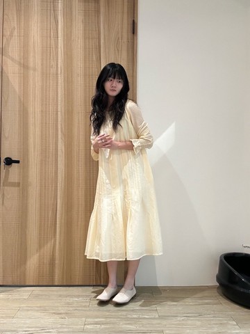 雙層配色壓線洋裝