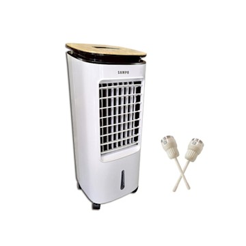 派樂嚴選 Sampo聲寶遠端遙控型7公升水冷扇 贈冰晶罐2支+觸控節水器2個 節能省電時尚觸控面板 可拆水箱 冰冷扇 冷氣降溫循環冰風扇