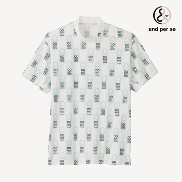 【and per se】男款白色職業選手指定款立領短棉 DGS205X1