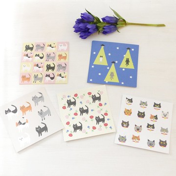 M5 方形尺寸memo 貓咪 (50張入)