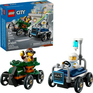 樂高LEGO 60459 City Great Vehicles城市系列 飛機vs.病床賽車套裝