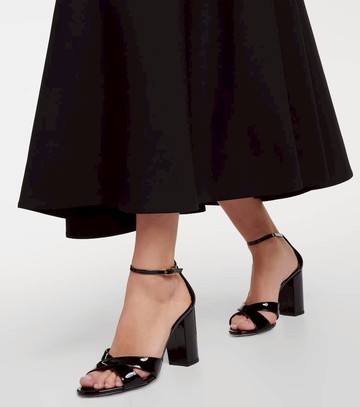 Aquazzura Divine 85 patent leather sandals