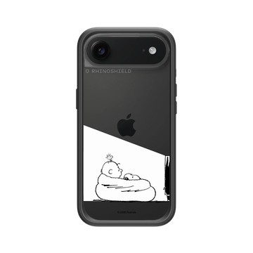 iPhone Air Mod NX -邊框背蓋組合 (相機按鈕) 黑 - 史努比 Snoopy - Snoopy&Charlie Brown追劇時間