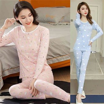 【韓國K.W.】現貨韓國製玩酷俏皮德絨保暖家居服套裝睡衣(休閒/保暖套裝/升溫套裝)