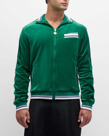 Men's Velour Track Jacket