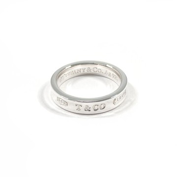 【日本直送 二手美品】10 號 蒂芙尼 TIFFANY&Co. 戒指 1837 窄版 銀 925 配飾 已拋光 женский